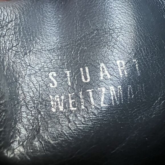 Stuart Weitzman 5050 Black Suede Over The Knee Tall Boots Women 9 M Back Stretch - Picture 13 of 16